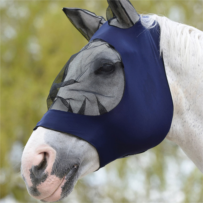 2023 Weatherbeeta Horse Comfitec Ripshield Plus with FREE Fly Mask 101837908049 - Navy / White / Black